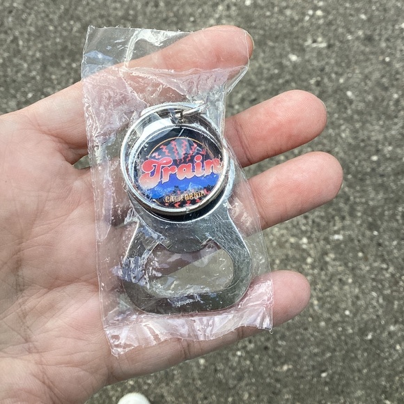 TRAIN the BAND Keychain/Bottle Opener  Pat Monahan - Picture 1 of 2